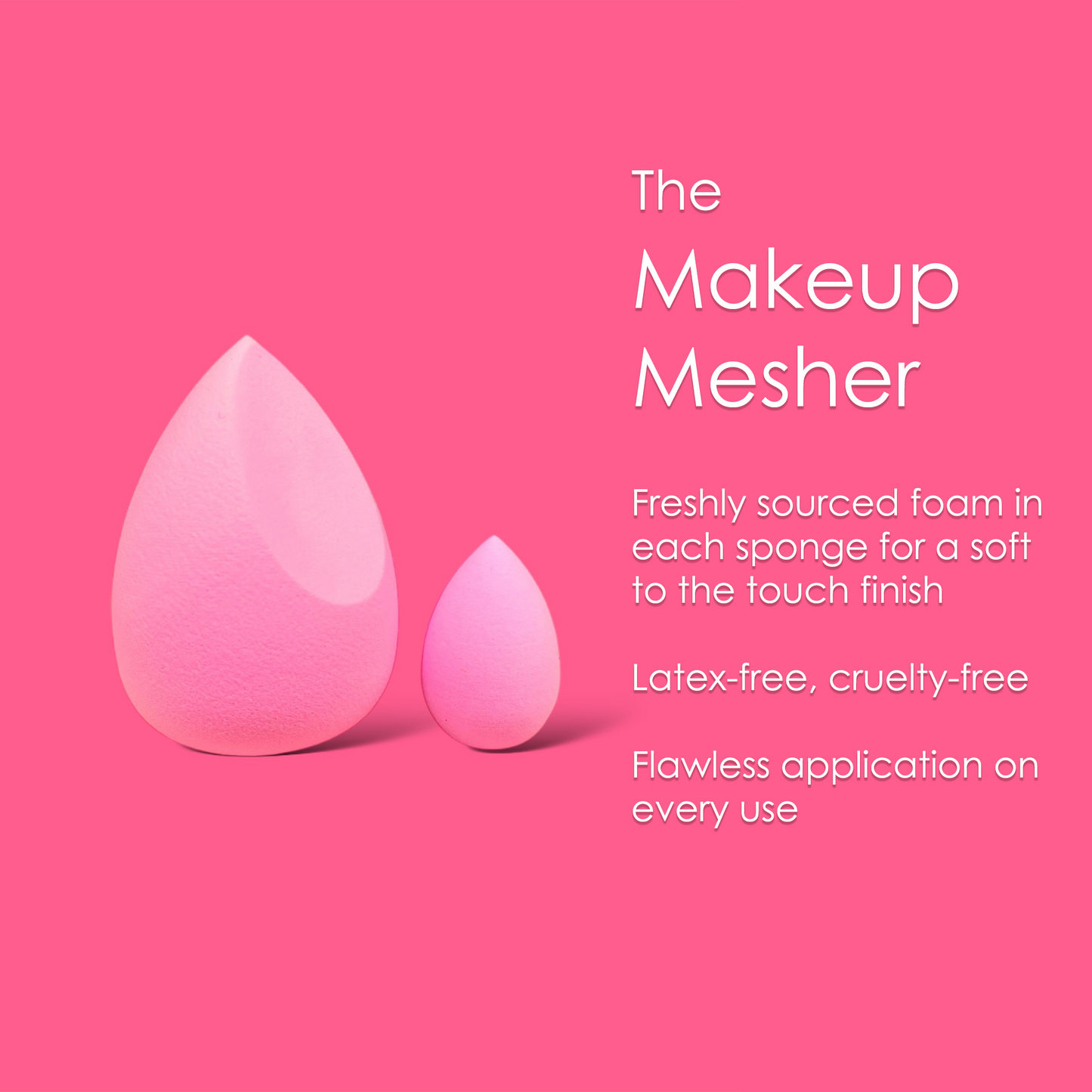 Hot Pink Makeup Mesher - Renee Lane Company