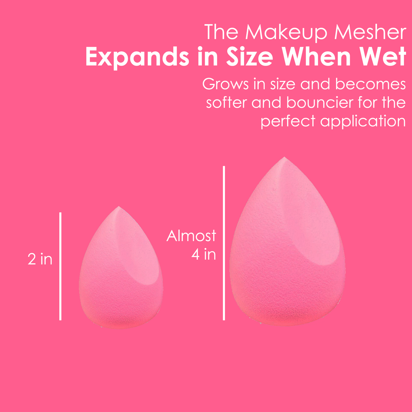 Hot Pink Makeup Mesher - Renee Lane Company