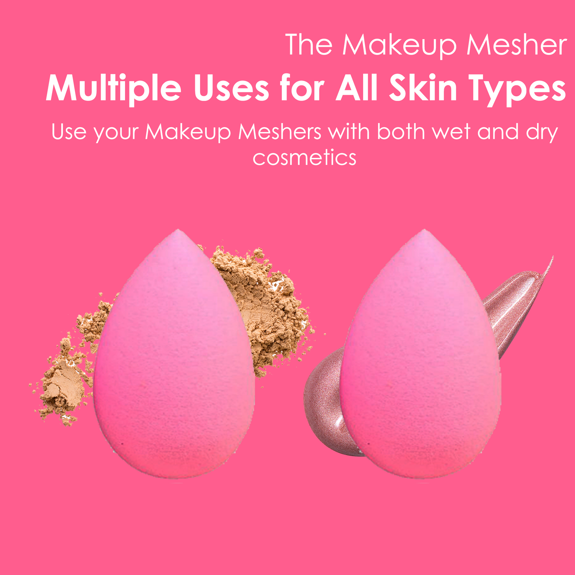 Hot Pink Makeup Mesher - Renee Lane Company
