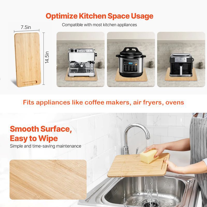 Household Appliance Slider Sliding Tray for Kitchen Countertop - Renee Lane Company