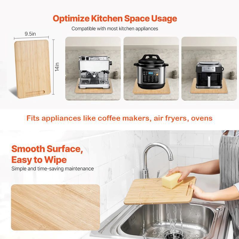 Household Appliance Slider Sliding Tray for Kitchen Countertop - Renee Lane Company