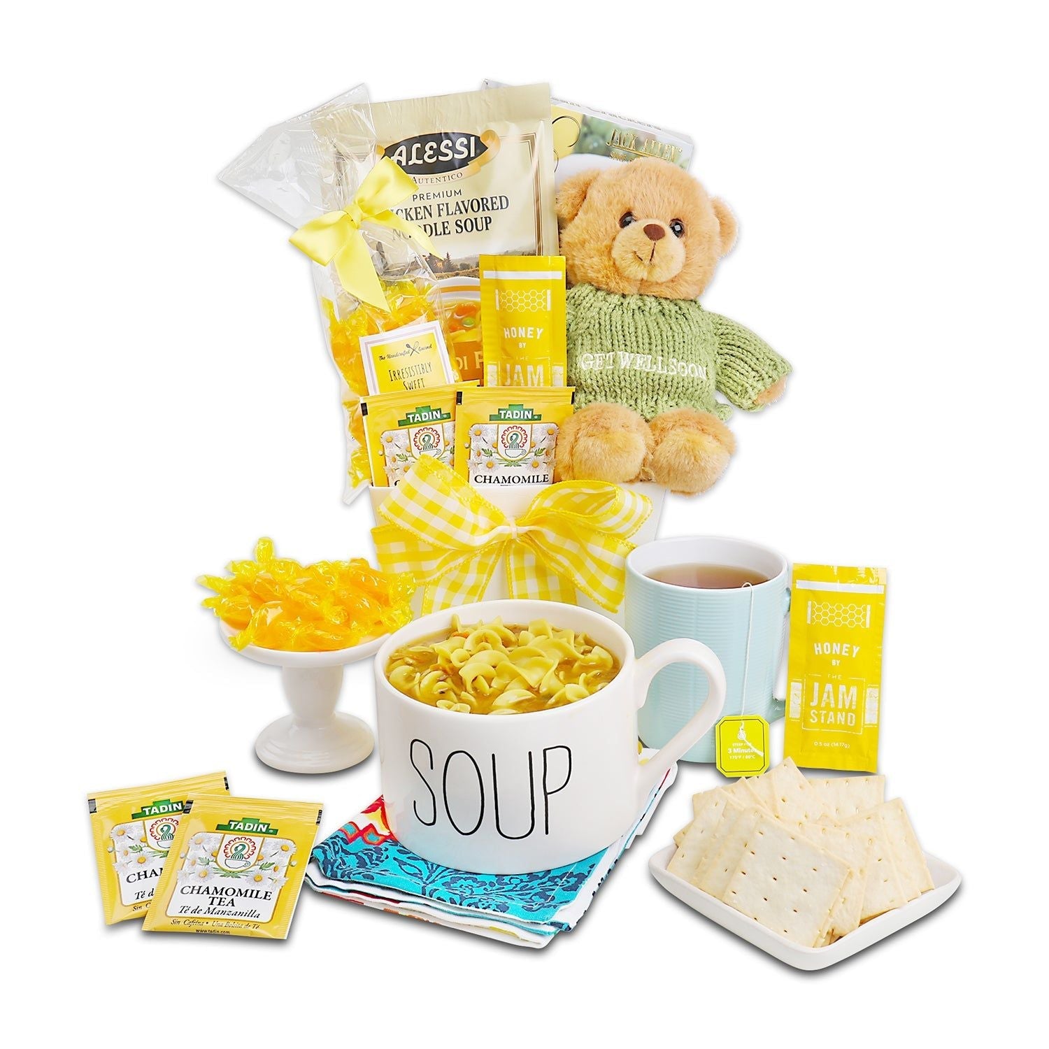 Hugs & Well Wishes Gift Basket - Renee Lane Company