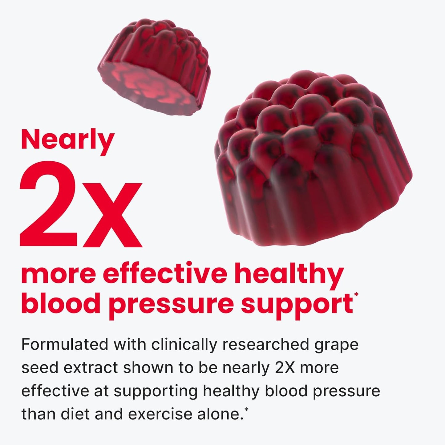 HumanN SuperBeets Heart Gummies 3-Pack – Sugar-Free Beetroot &amp; Grape Seed Extract for Heart Health, Energy &amp; Circulation – Pomegranate Berry Flavor, 60 Gummies Each - Renee Lane Company