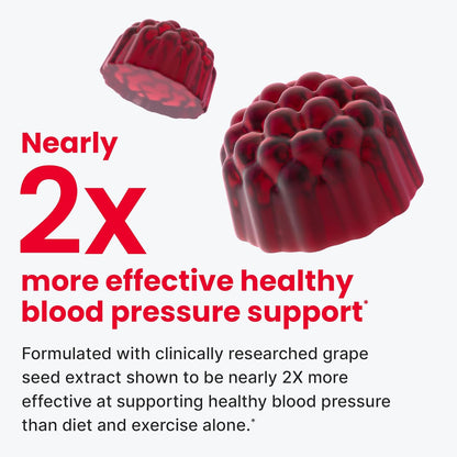 HumanN SuperBeets Heart Gummies 3-Pack – Sugar-Free Beetroot &amp; Grape Seed Extract for Heart Health, Energy &amp; Circulation – Pomegranate Berry Flavor, 60 Gummies Each - Renee Lane Company