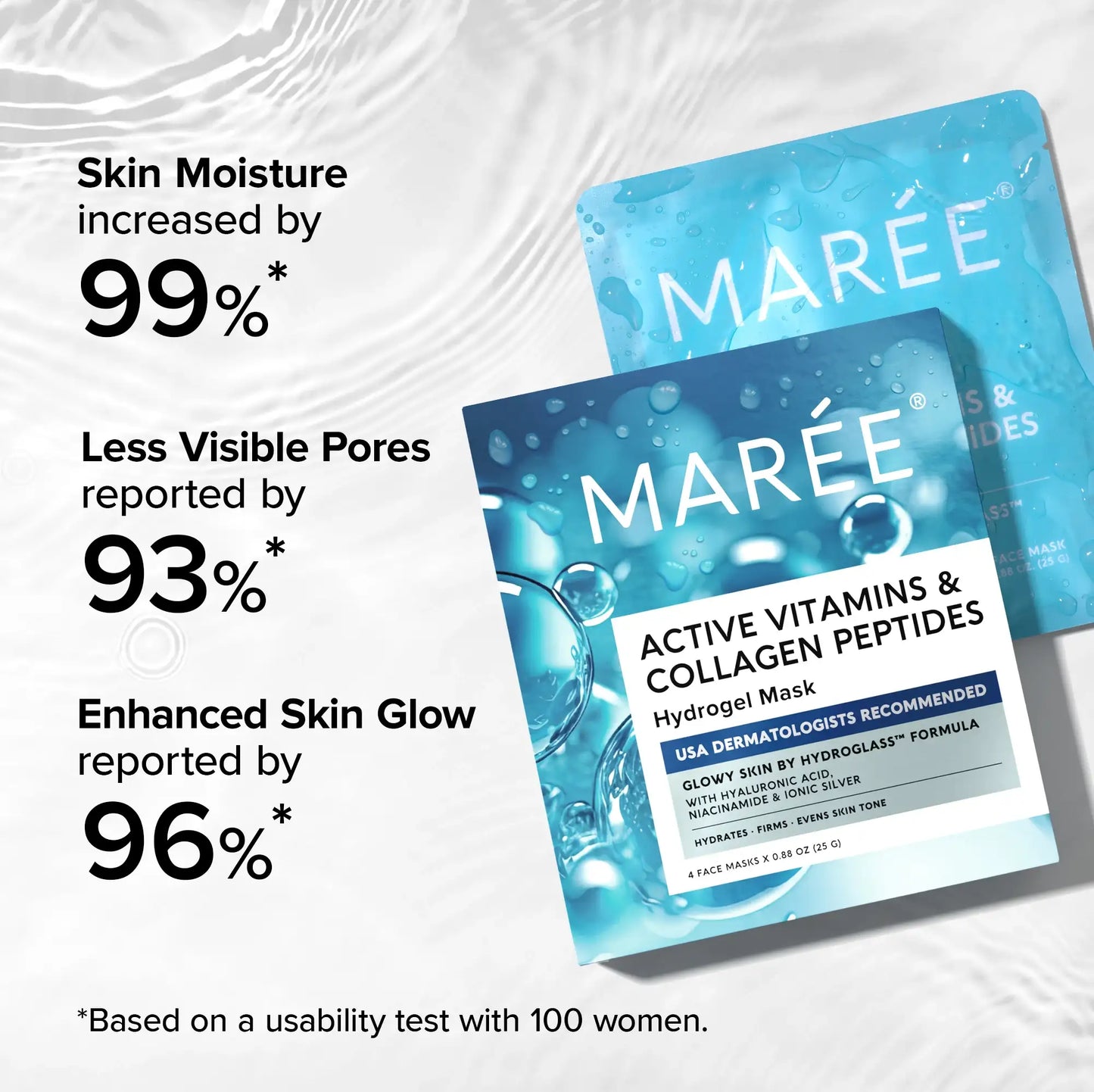 Hydrogel Collagen Face Mask - Renee Lane Company