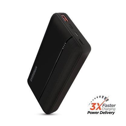 HyperGear 20000mAh 20W PD + USB Power Bank Black - Renee Lane Company