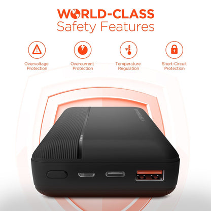 HyperGear 20000mAh 20W PD + USB Power Bank Black - Renee Lane Company