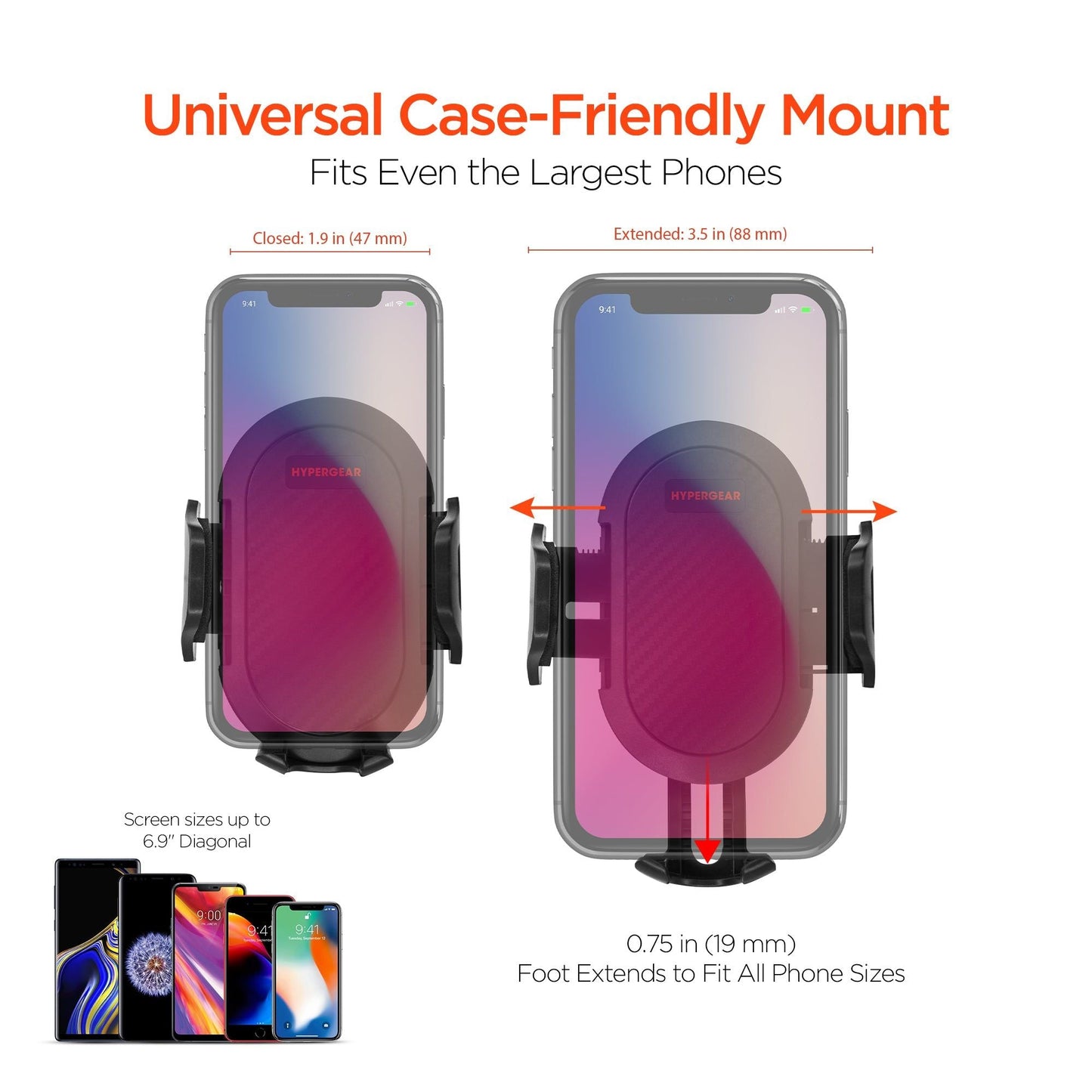 HyperGear 3-in-1 Phone Mount Kit - Renee Lane Company
