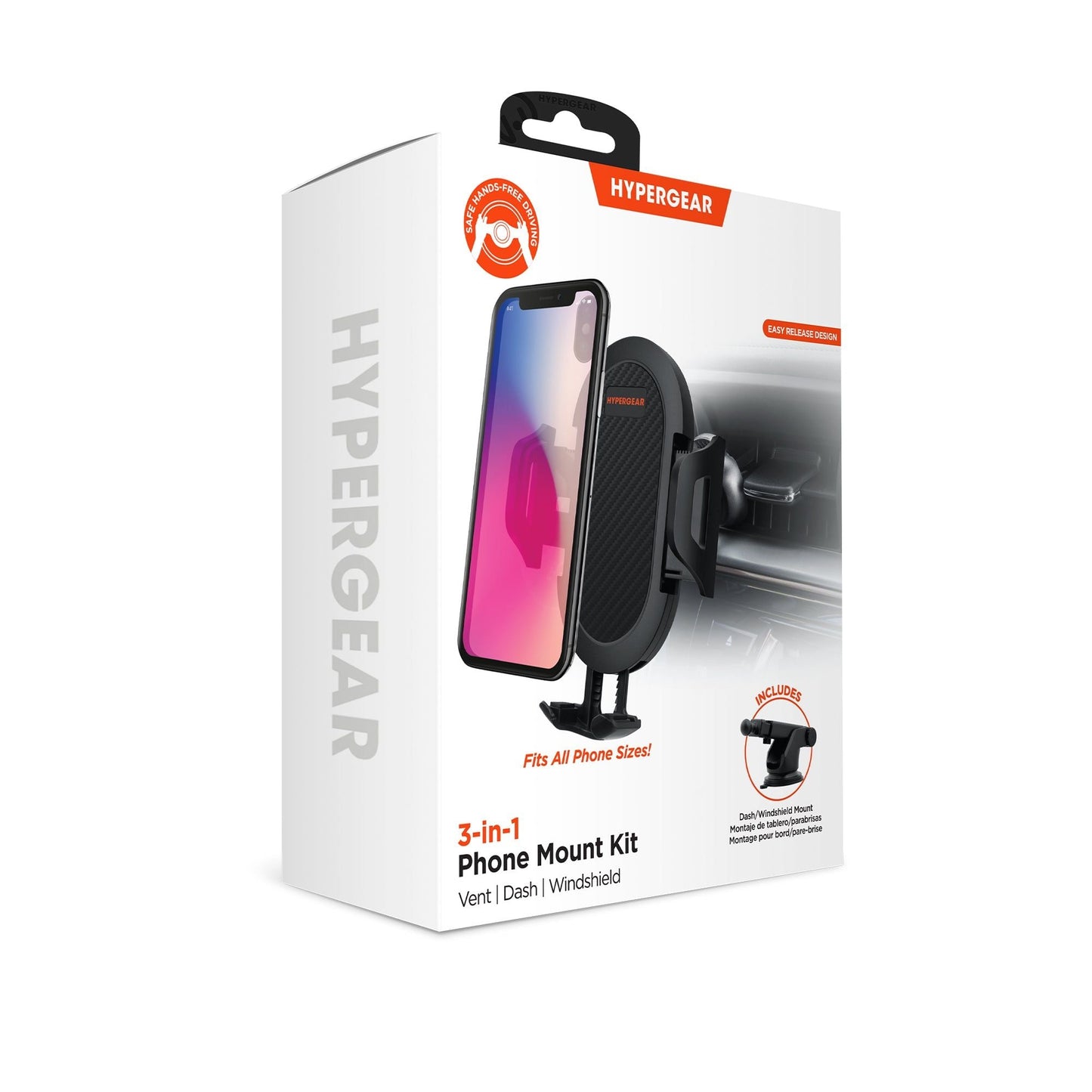 HyperGear 3-in-1 Phone Mount Kit - Renee Lane Company
