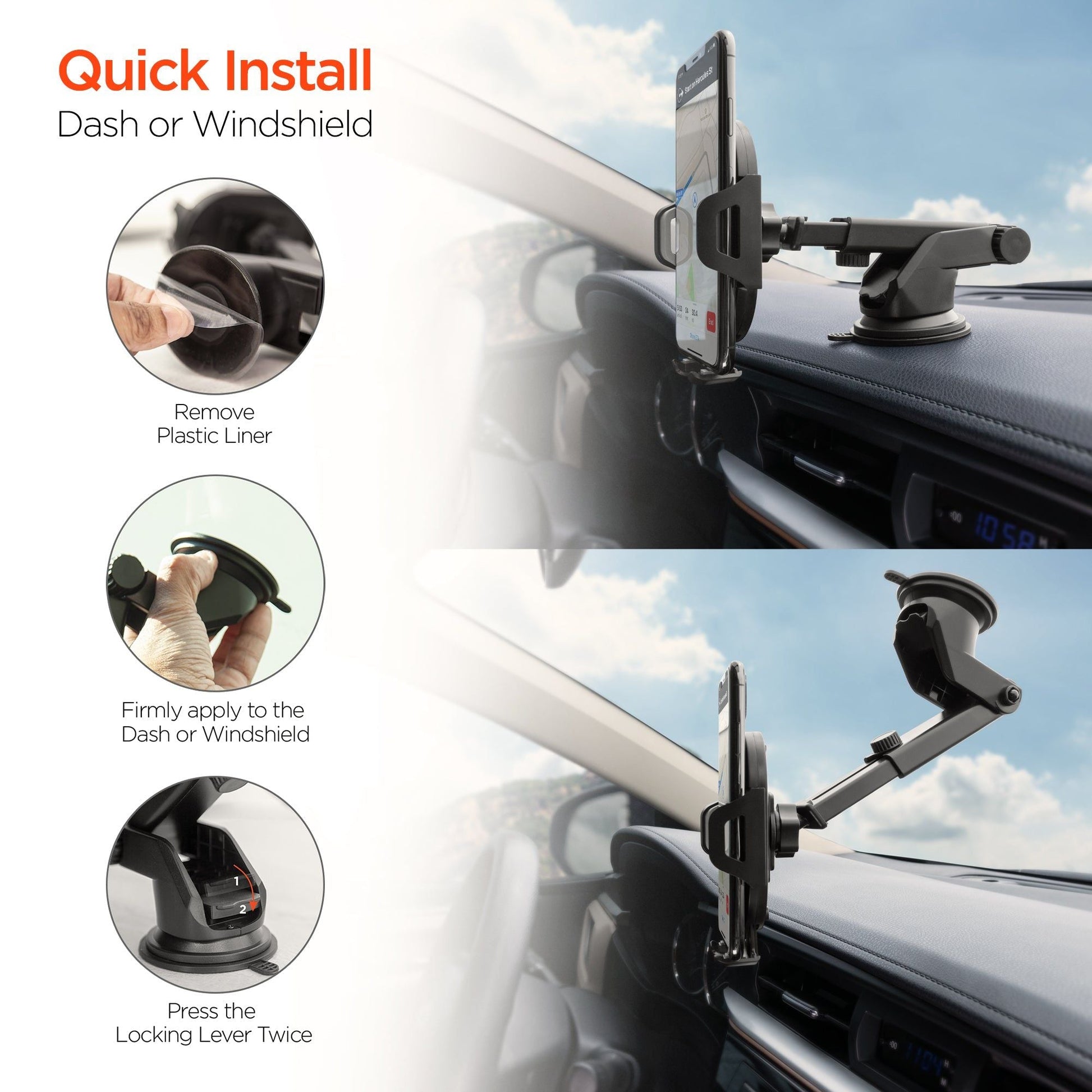 HyperGear 3-in-1 Phone Mount Kit - Renee Lane Company