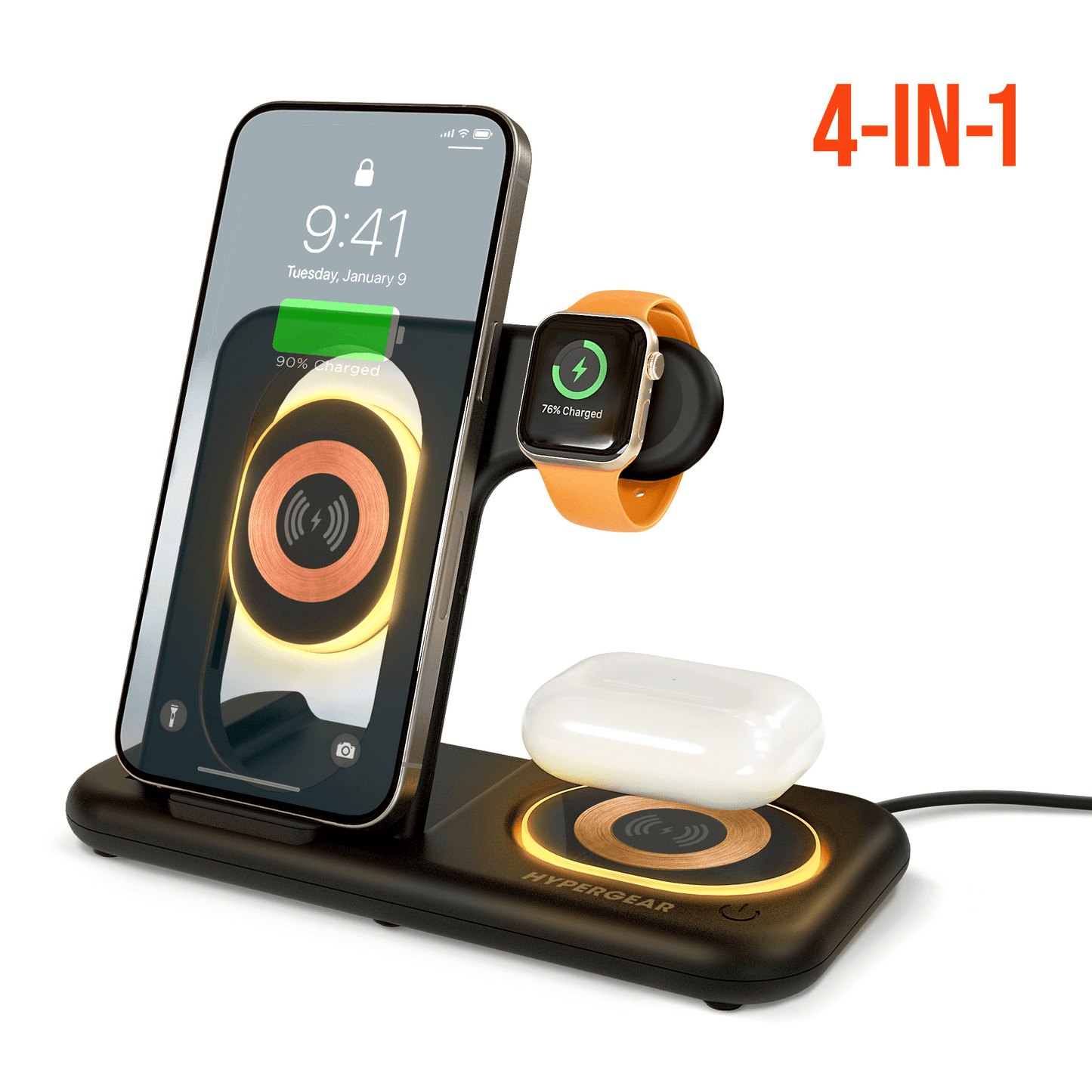 HyperGear 4 in 1 Wireless Charging Stand - Renee Lane Company