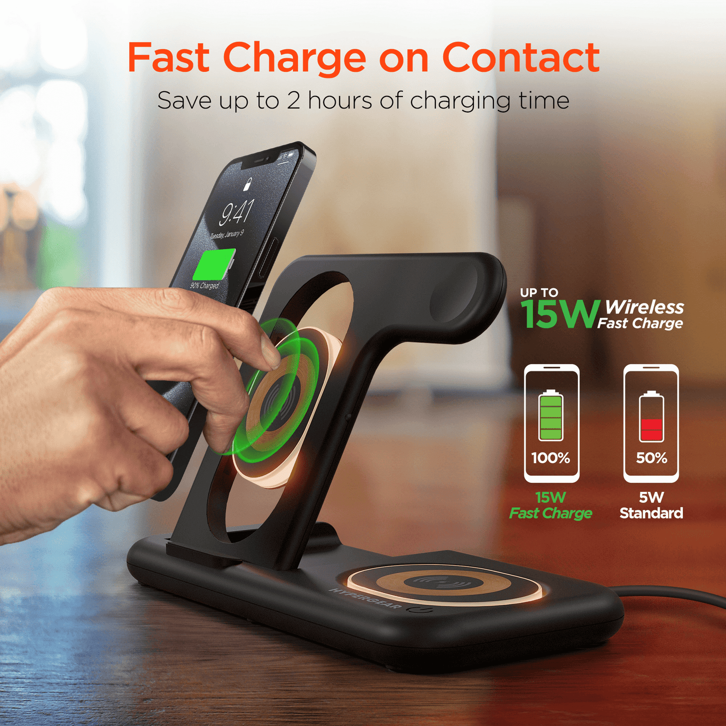 HyperGear 4 in 1 Wireless Charging Stand - Renee Lane Company