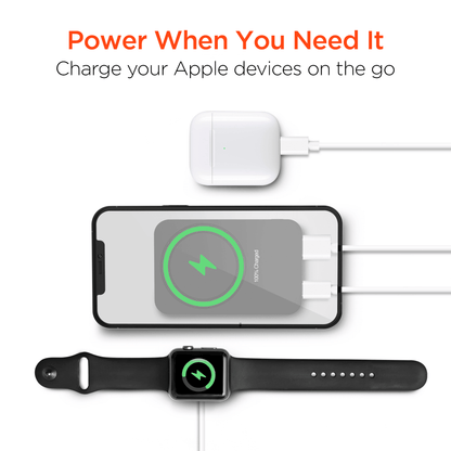 HyperGear 5000mAh Magnetic Wireless Power Bank - Renee Lane Company
