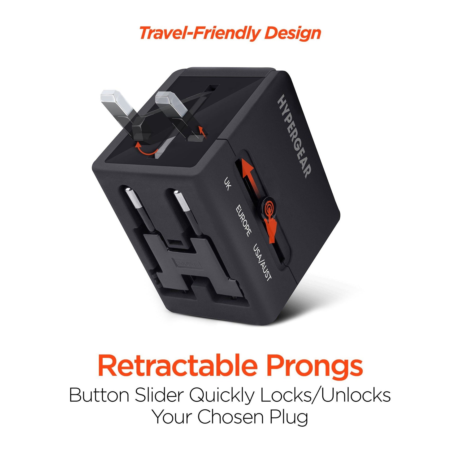 HyperGear All-in-one World Travel Adapter - Renee Lane Company