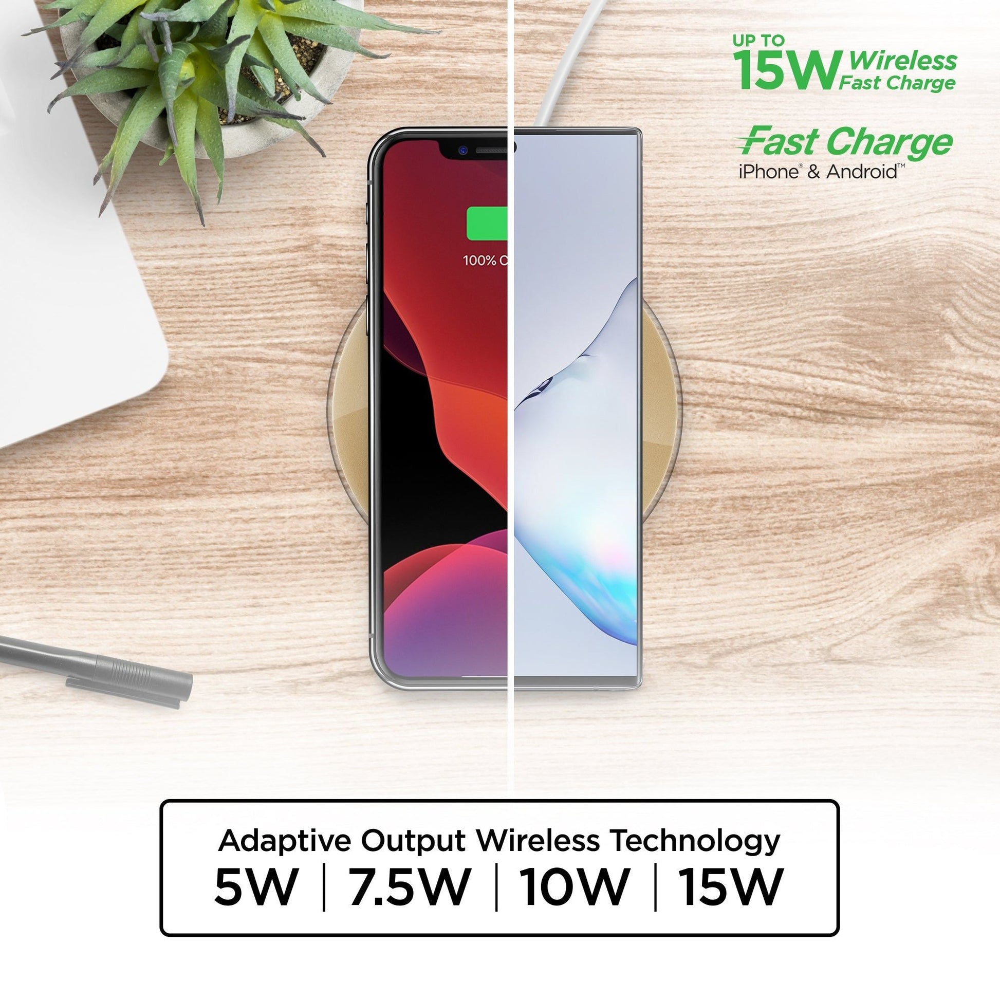 HyperGear ChargePad Pro 15W Wireless Fast Charger - Renee Lane Company