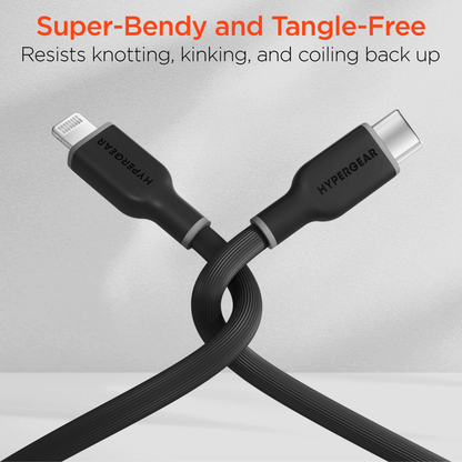 HyperGear Flexi PRO USB-C to Lightning Cable 10ft - Renee Lane Company