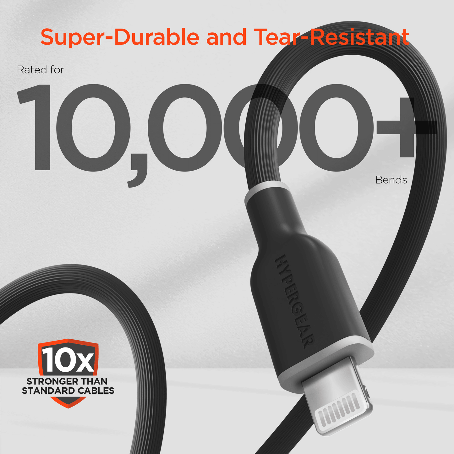 HyperGear Flexi PRO USB-C to Lightning Cable 10ft - Renee Lane Company