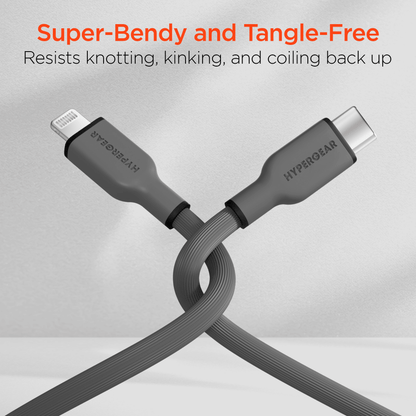 HyperGear Flexi PRO USB-C to Lightning Cable 10ft - Renee Lane Company