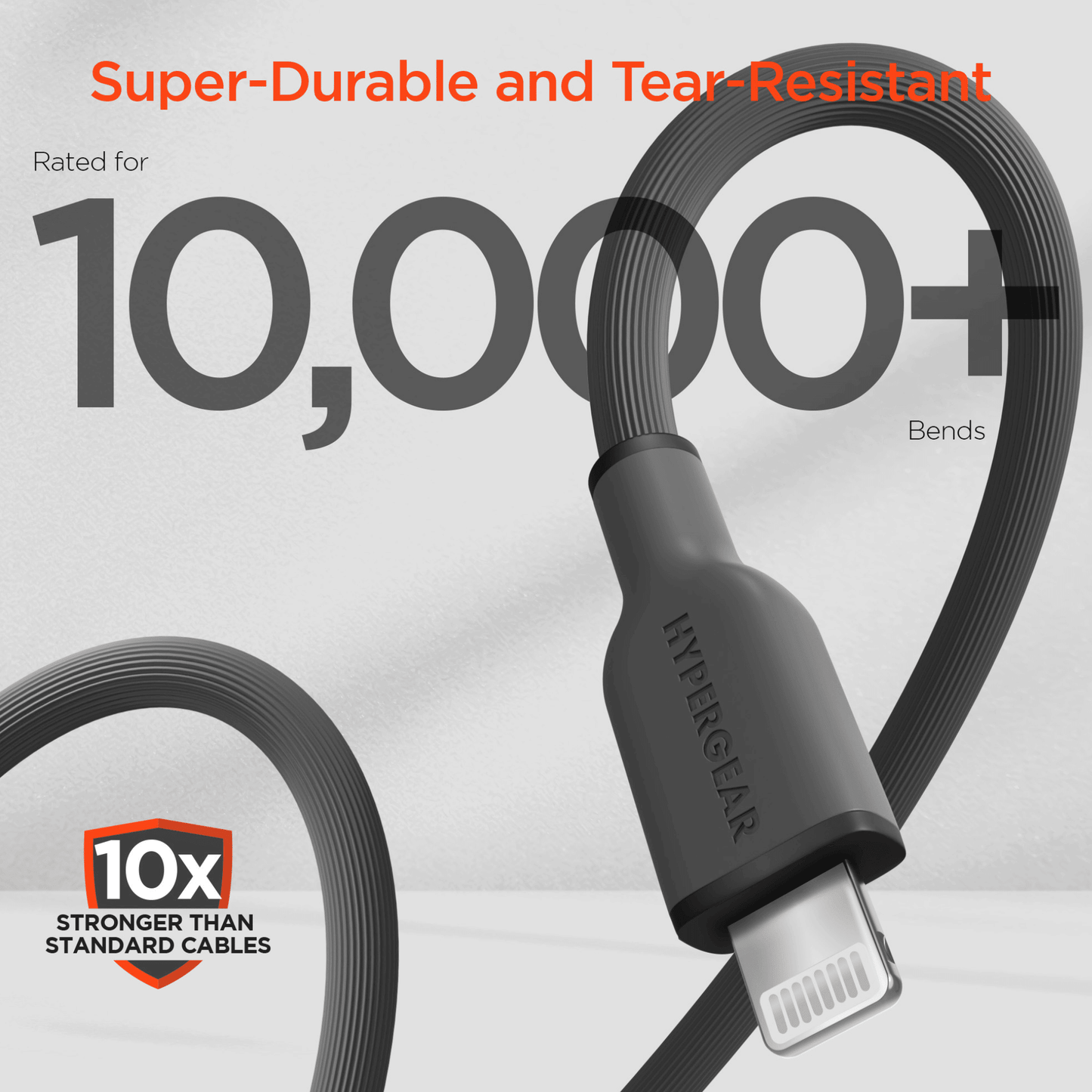 HyperGear Flexi PRO USB-C to Lightning Cable 10ft - Renee Lane Company