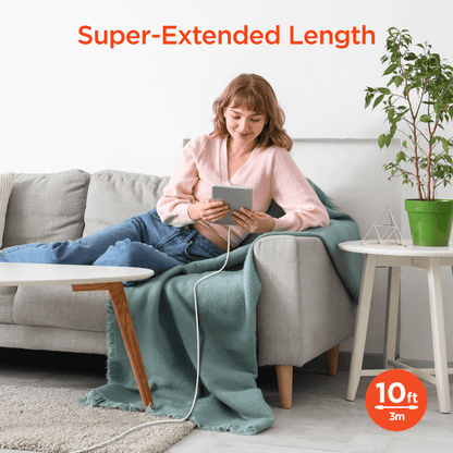 HyperGear Flexi PRO USB-C to Lightning Cable 10ft - Renee Lane Company