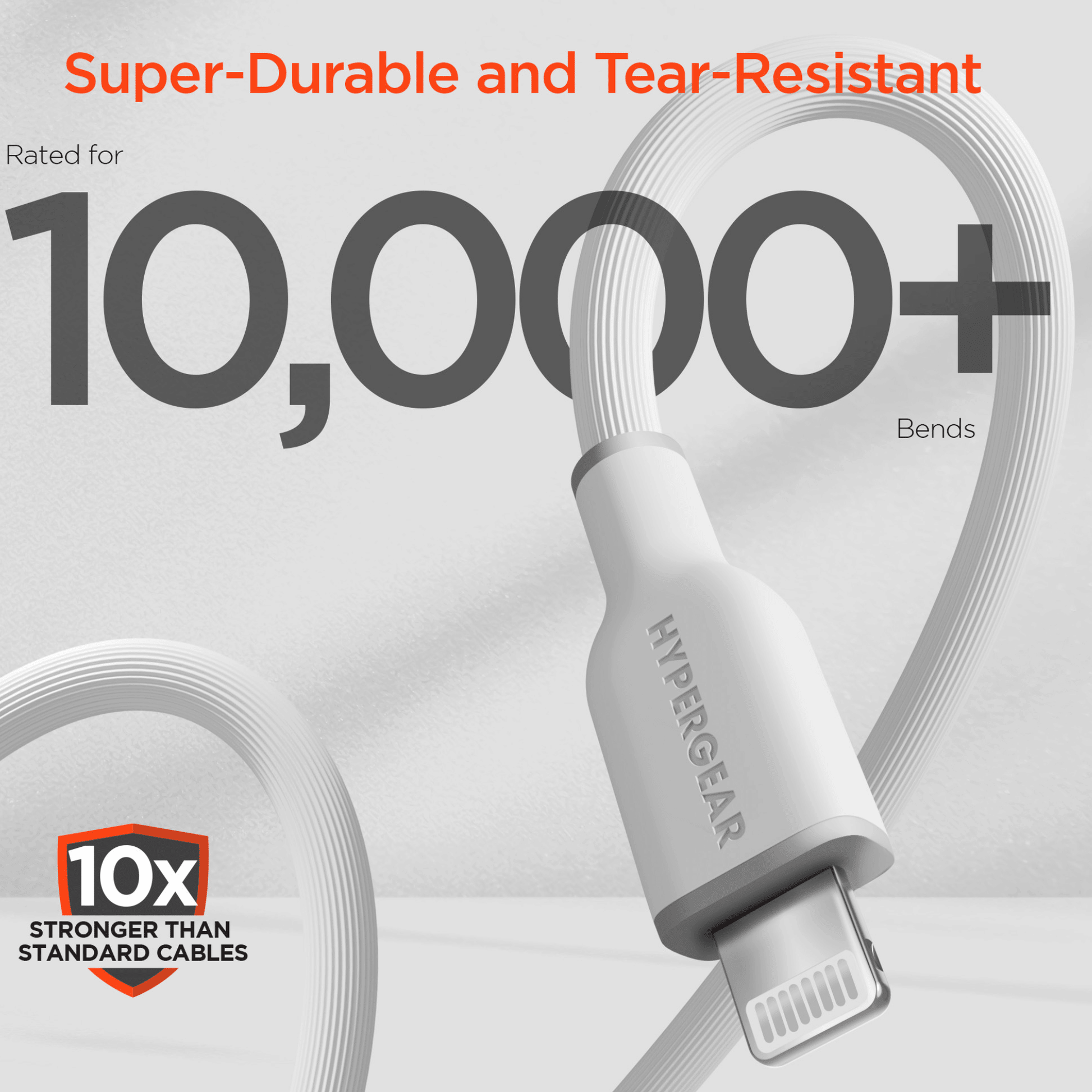 HyperGear Flexi PRO USB-C to Lightning Cable 10ft - Renee Lane Company