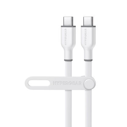 HyperGear Flexi PRO USB-C to USB-C Cable 10ft Black - Renee Lane Company