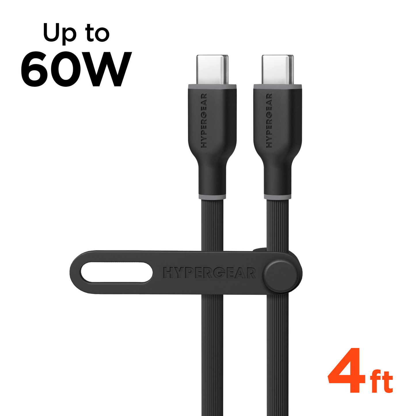 HyperGear Flexi PRO USB-C to USB-C Cable 4ft - Renee Lane Company