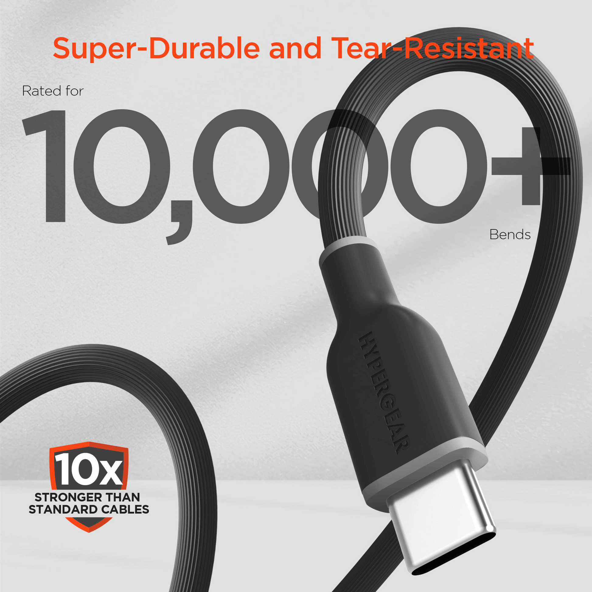 HyperGear Flexi PRO USB-C to USB-C Cable 4ft - Renee Lane Company