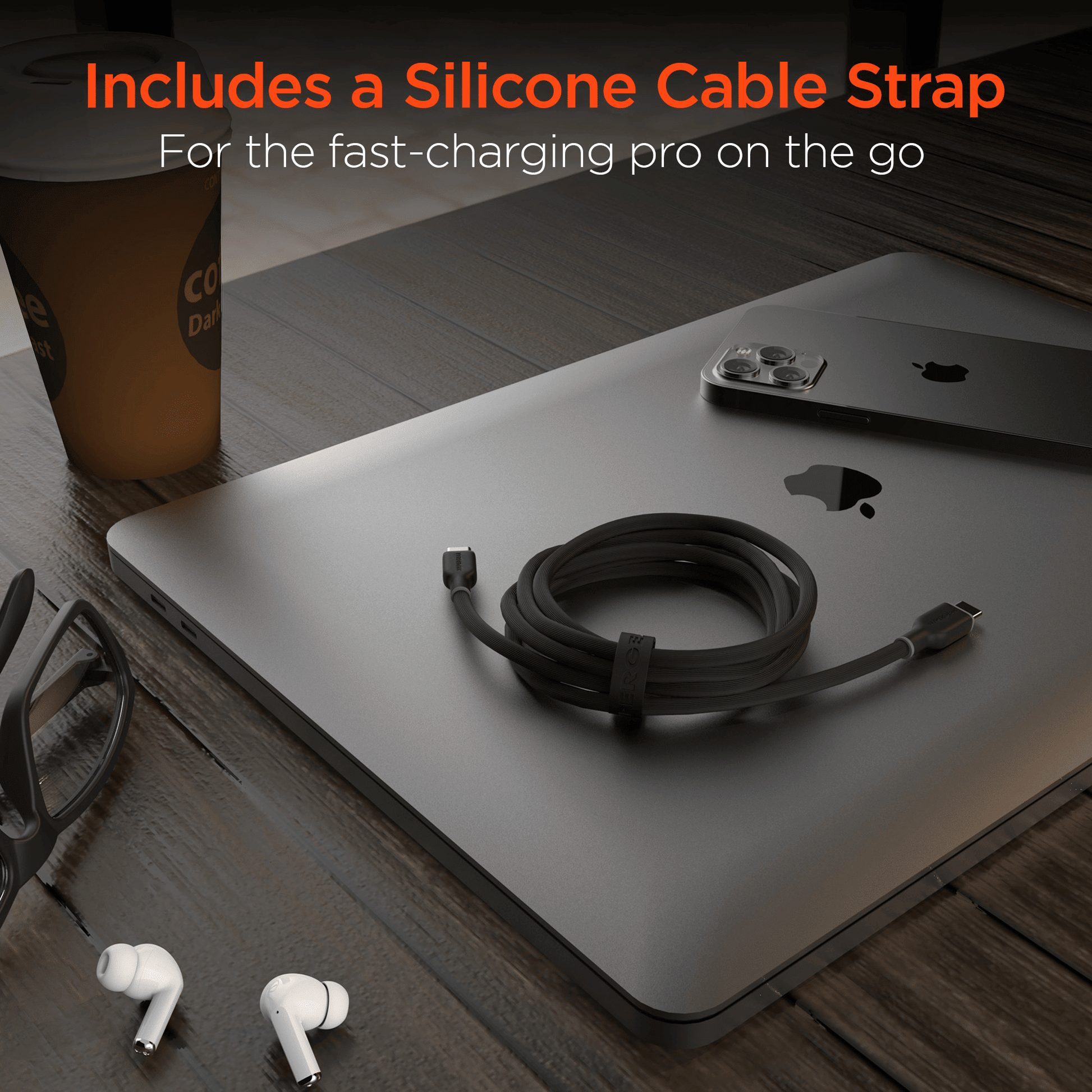 HyperGear Flexi PRO USB-C to USB-C Cable 4ft - Renee Lane Company