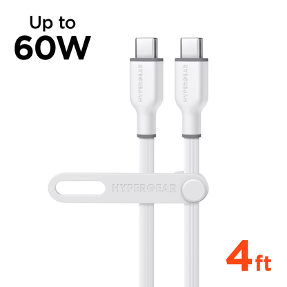 HyperGear Flexi PRO USB-C to USB-C Cable 4ft - Renee Lane Company