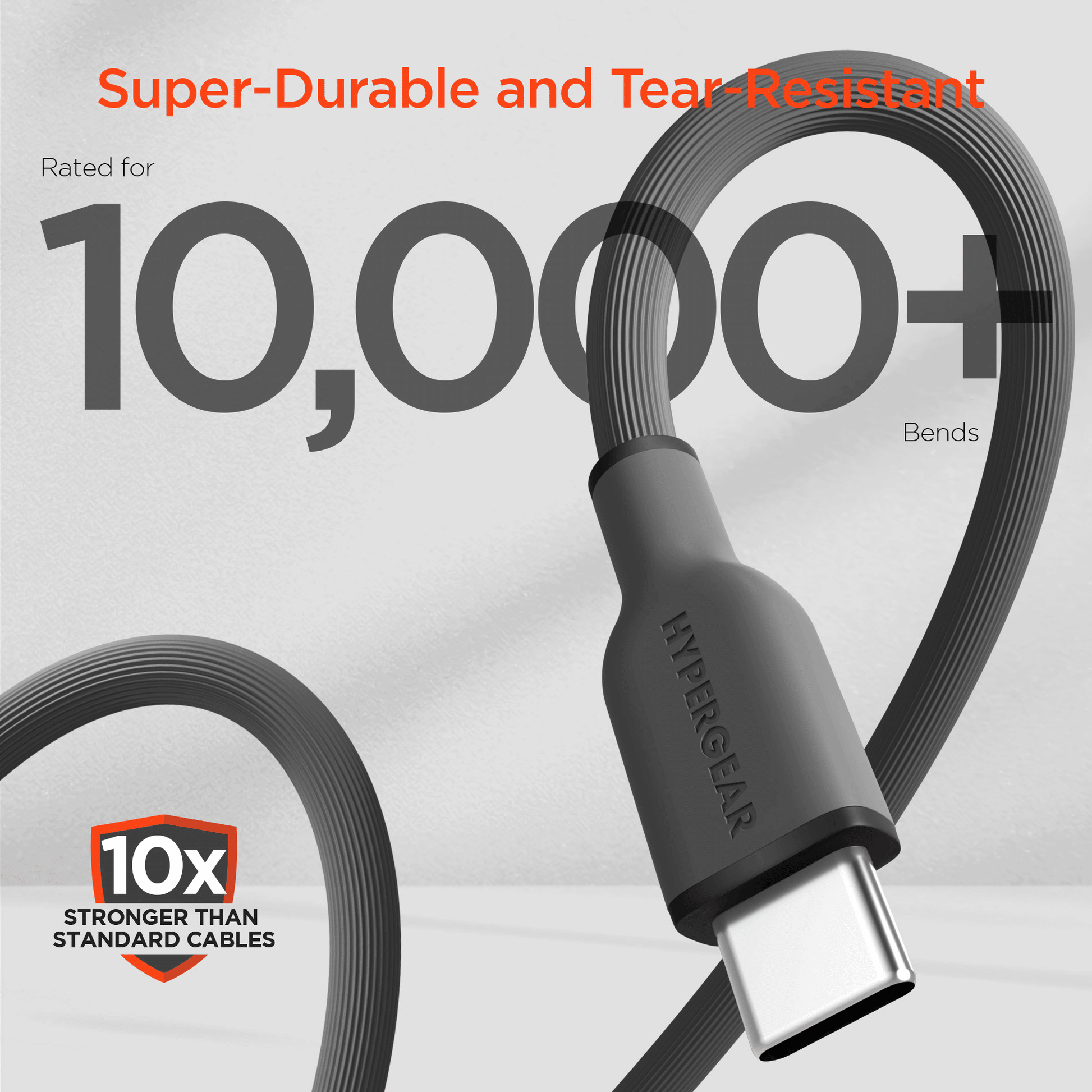 HyperGear Flexi PRO USB-C to USB-C Cable 6ft - Renee Lane Company