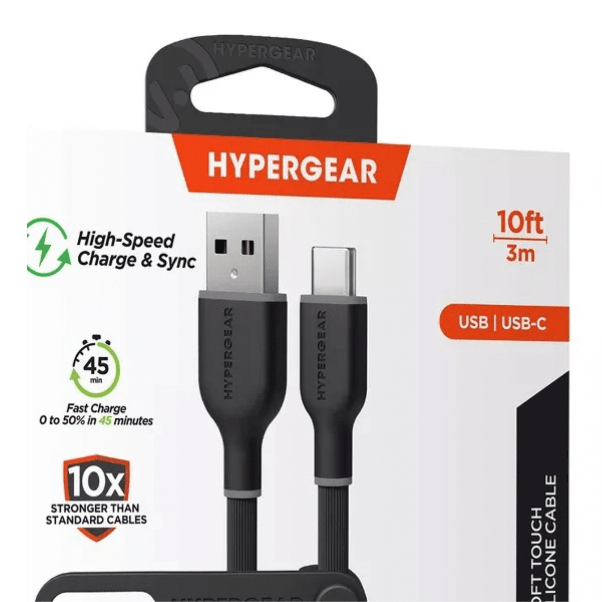 HyperGear Flexi PRO USB to USB-C Cable 10ft - Renee Lane Company