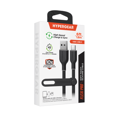 HyperGear Flexi PRO USB to USB-C Cable 6ft - Renee Lane Company