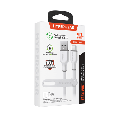 HyperGear Flexi PRO USB to USB-C Cable 6ft - Renee Lane Company