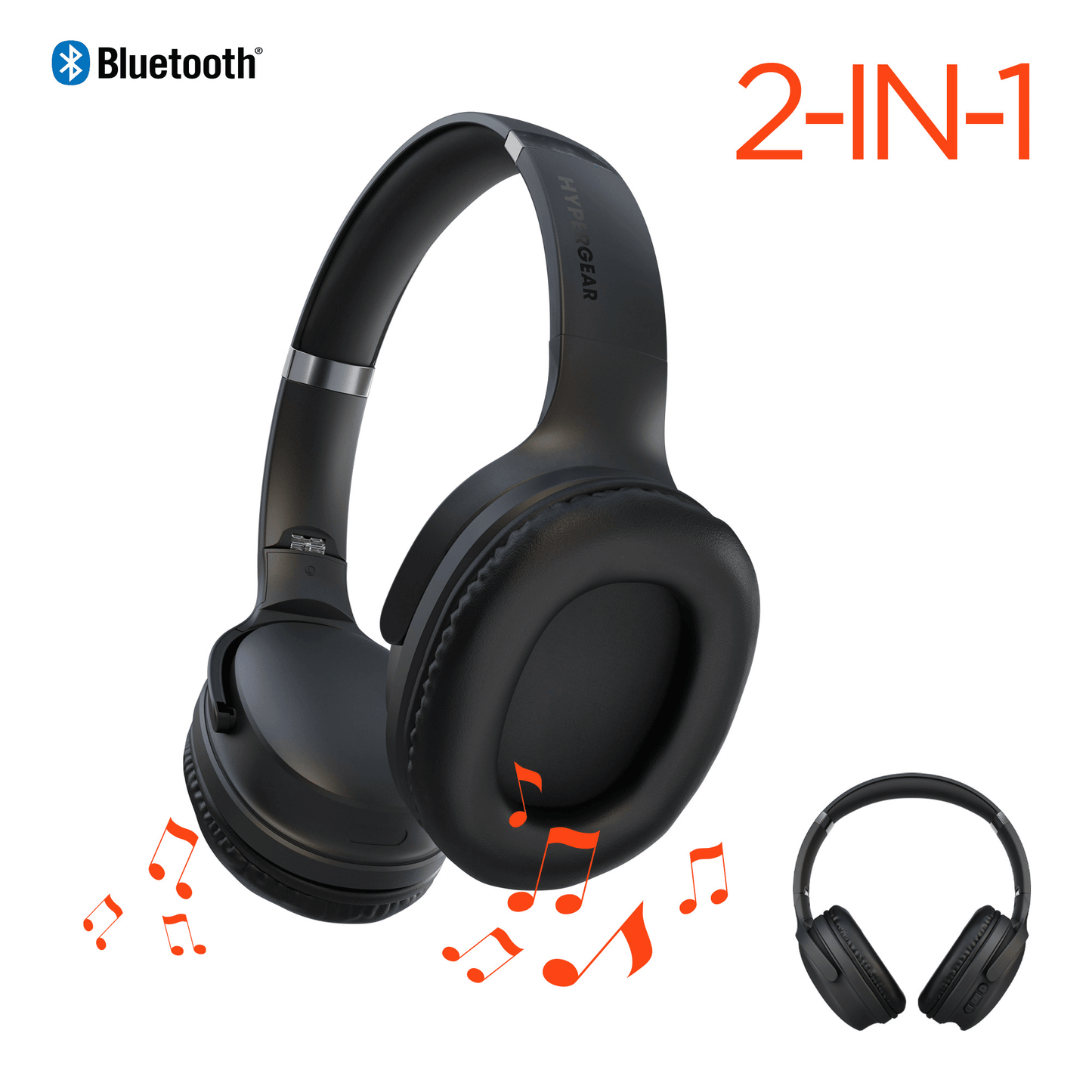 HyperGear Flip 2-in-1 Headphones Plus Speaker - Renee Lane Company