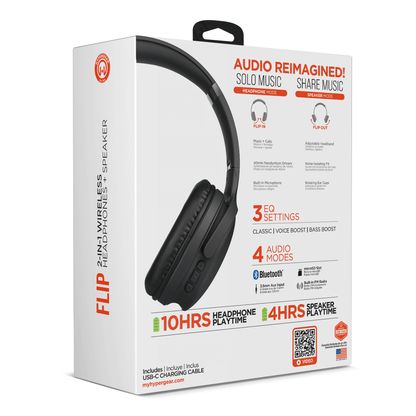 HyperGear Flip 2-in-1 Headphones Plus Speaker - Renee Lane Company