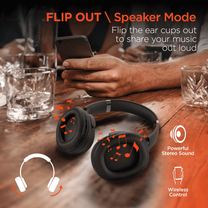 HyperGear Flip 2-in-1 Headphones Plus Speaker - Renee Lane Company