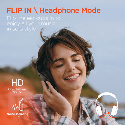HyperGear Flip 2-in-1 Headphones Plus Speaker - Renee Lane Company