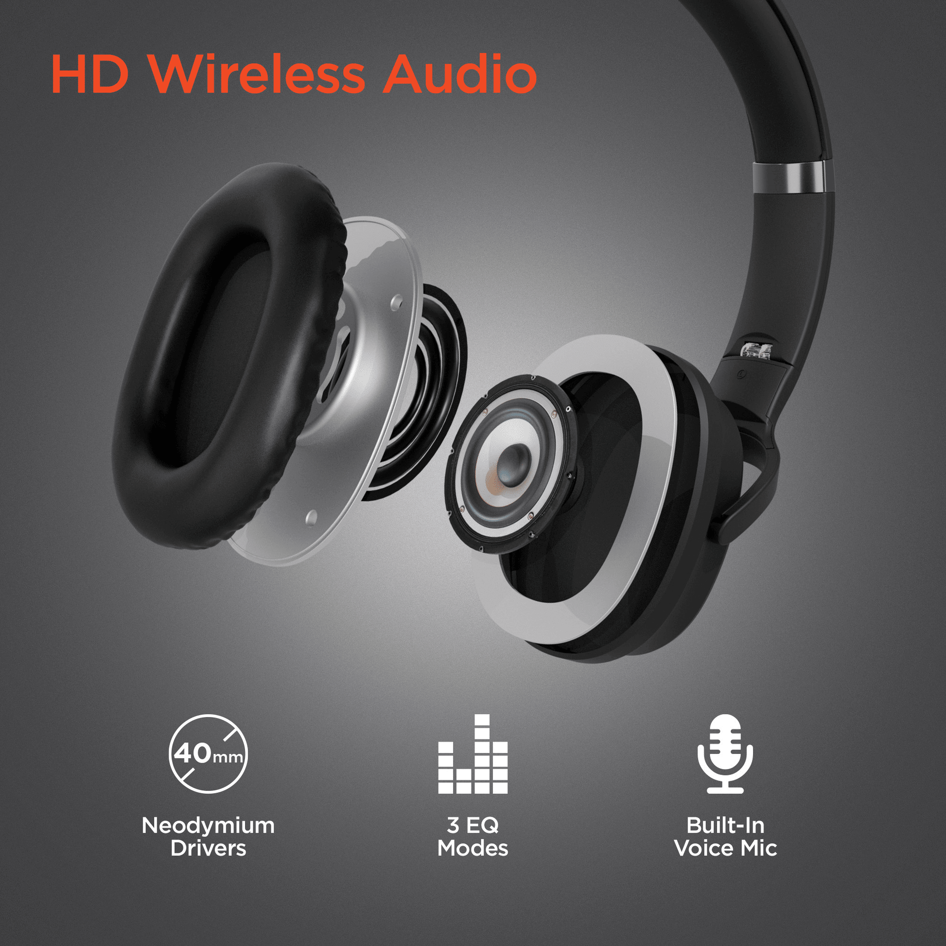 HyperGear Flip 2-in-1 Headphones Plus Speaker - Renee Lane Company