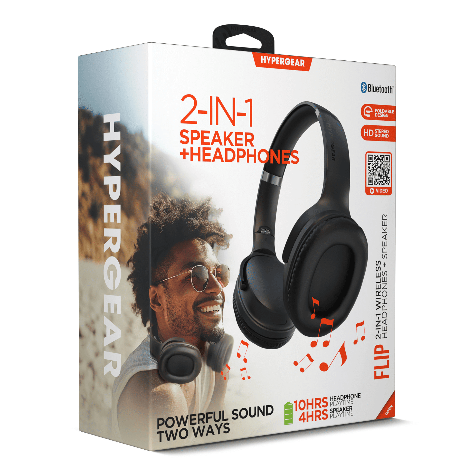 HyperGear Flip 2-in-1 Headphones Plus Speaker - Renee Lane Company
