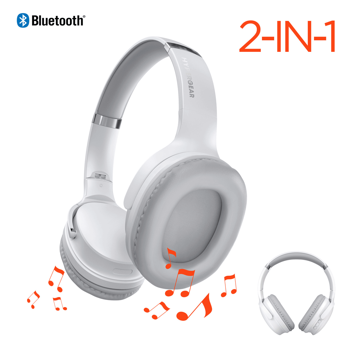 HyperGear Flip 2-in-1 Headphones Plus Speaker - Renee Lane Company
