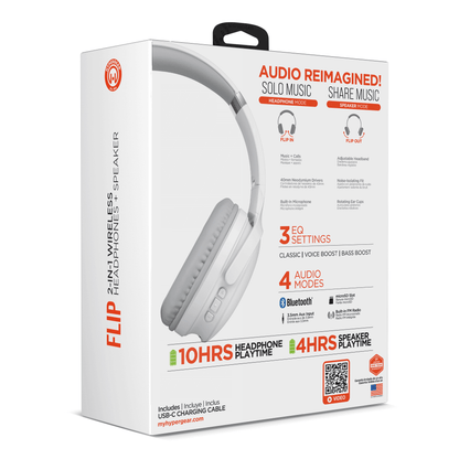 HyperGear Flip 2-in-1 Headphones Plus Speaker - Renee Lane Company