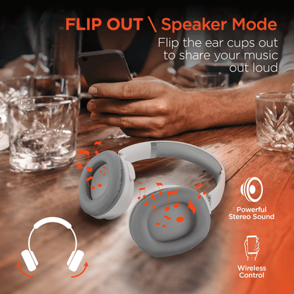 HyperGear Flip 2-in-1 Headphones Plus Speaker - Renee Lane Company