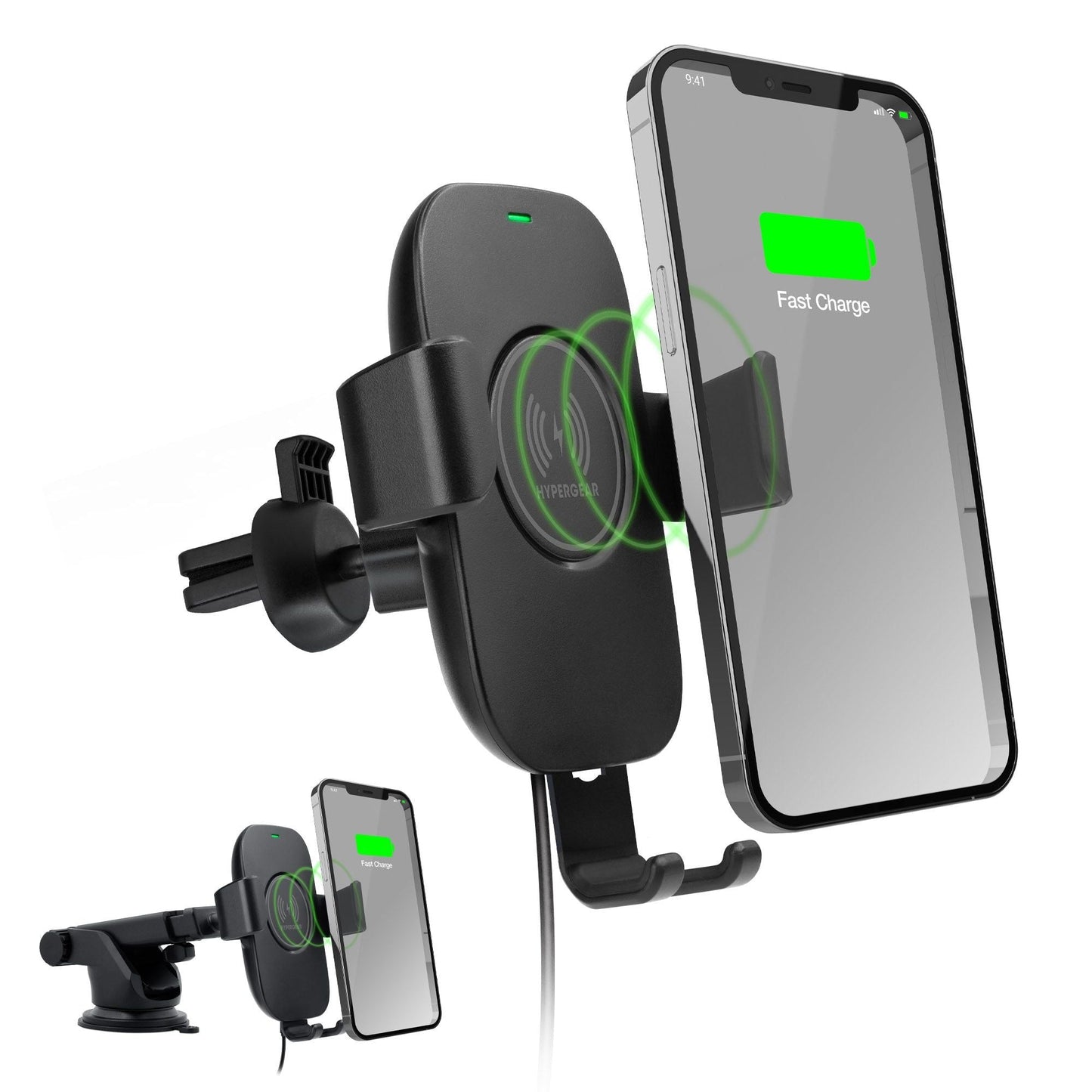 HyperGear Gravity 15W Wireless Fast Charge Mount - Renee Lane Company