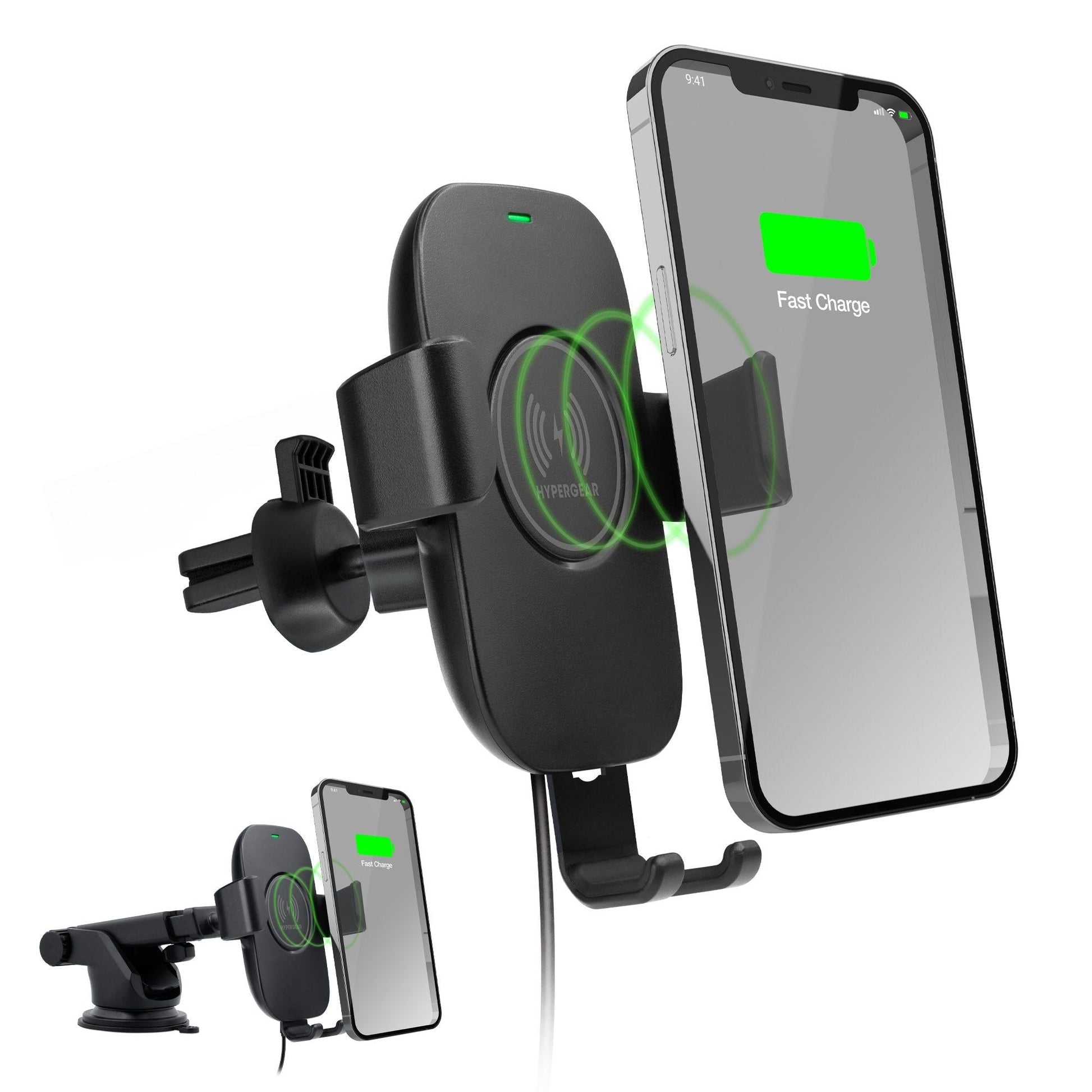 HyperGear Gravity 15W Wireless Fast Charge Mount - Renee Lane Company