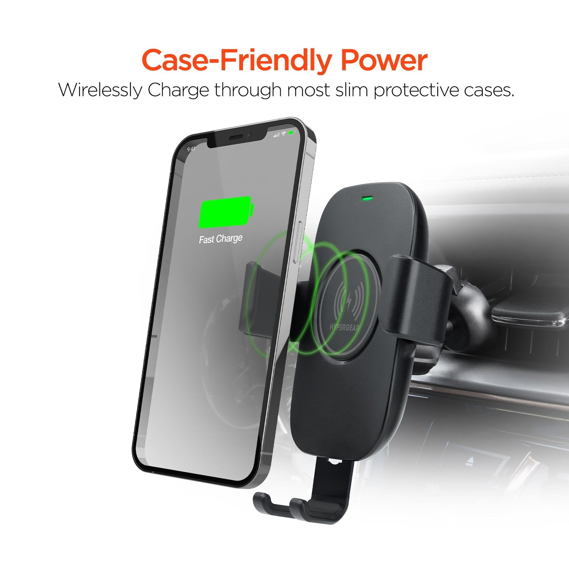 HyperGear Gravity 15W Wireless Fast Charge Mount - Renee Lane Company