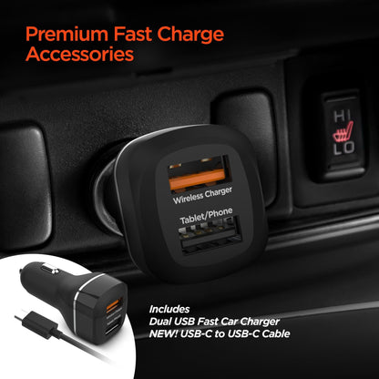 HyperGear Gravity 15W Wireless Fast Charge Mount - Renee Lane Company