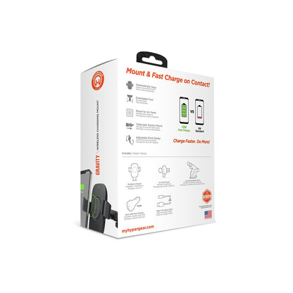 HyperGear Gravity 15W Wireless Fast Charge Mount - Renee Lane Company