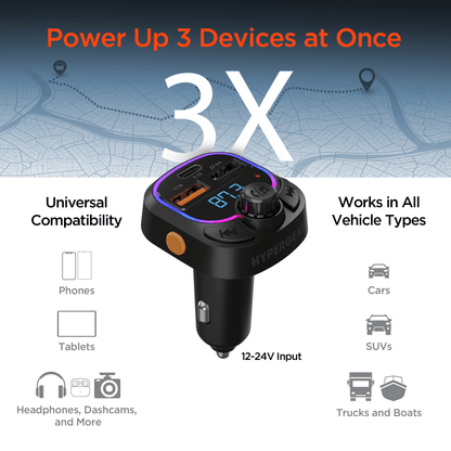 HyperGear IntelliCast Road FM Transmitter Car Charger - Renee Lane Company