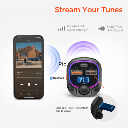 HyperGear IntelliCast Road FM Transmitter Car Charger - Renee Lane Company